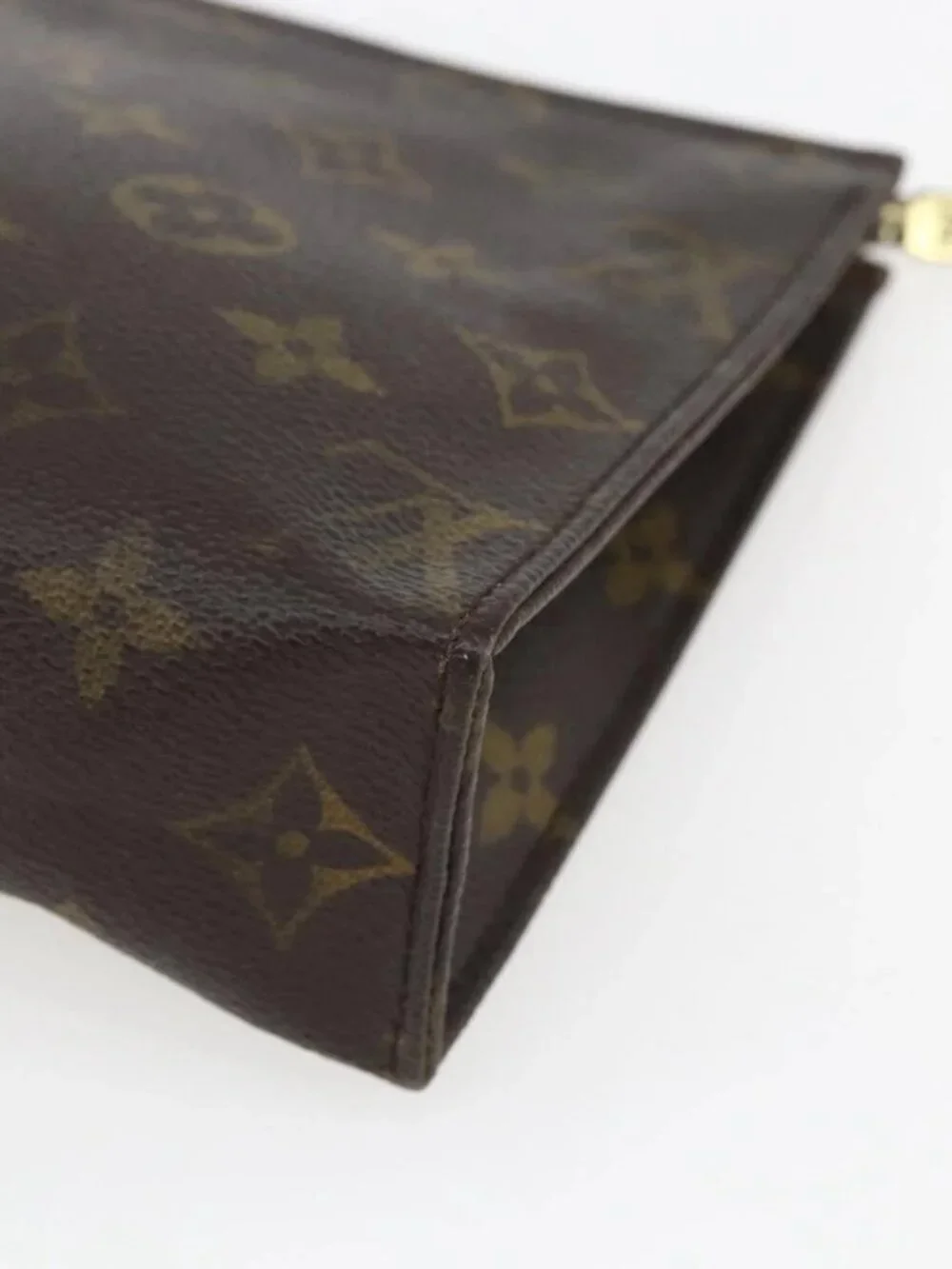 LOUIS VUITTON Monogram Poche Toilette 19 Pouch M47544 LV Auth ki6390
